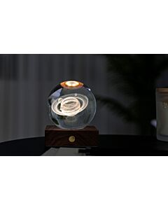 Gingko Amber Crystal Light - Saturn Large